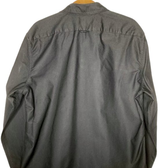 H&M Reg Fit L/S Casual Black Shirt Large - Picture 5 of 6